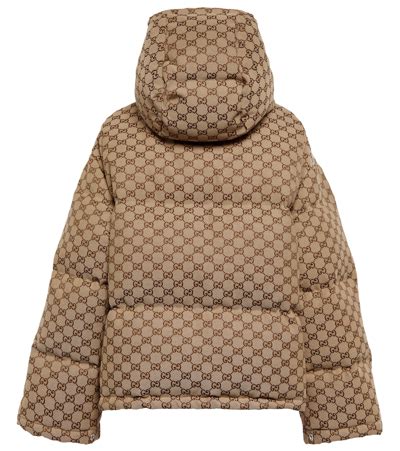 gucci gg puffer coat|gucci canvas puffer jacket.